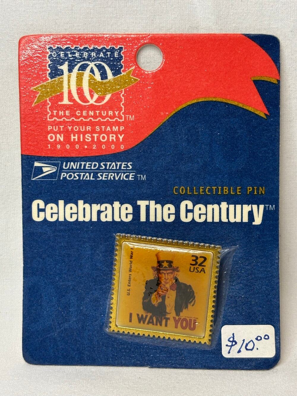1998 United States Postal Service "Celebrate the Century" Collectible Pin #6195
